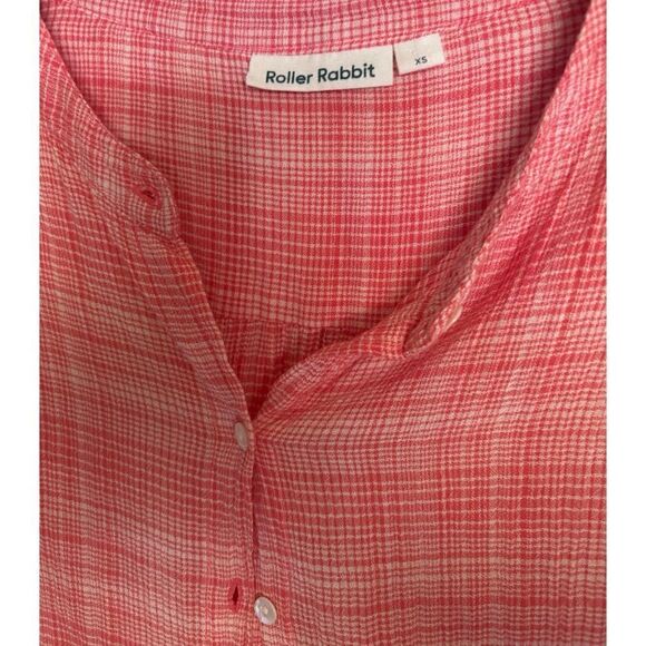 Roberta Roller Rabbit Women's Shelter Island Helina Dress X-Small Red - Picture 6 of 6